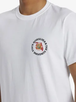 Quiksilver Fl Flag Days T-Shirt White New