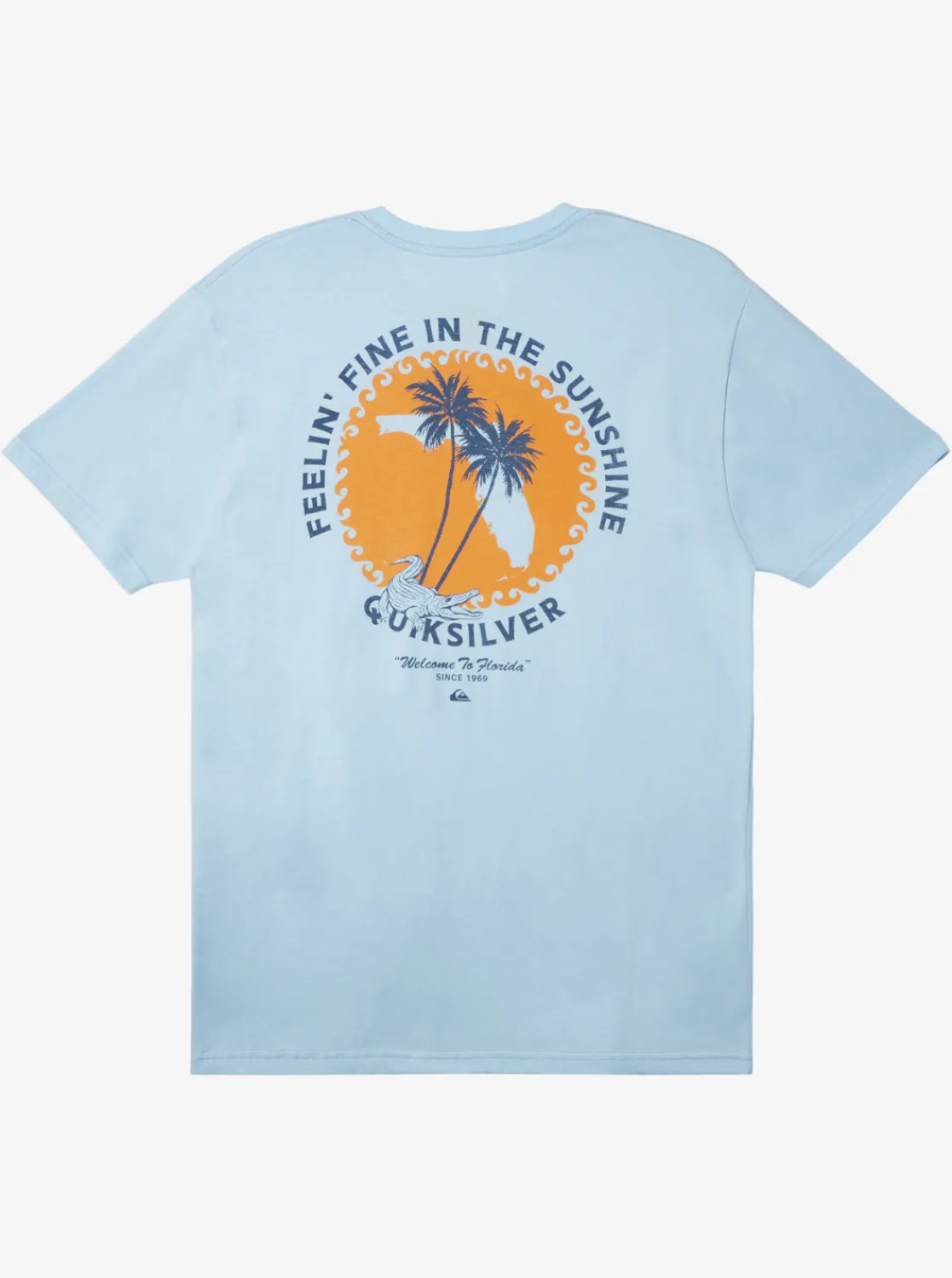Quiksilver Fl In The Sunshine T-Shirt Clear Sky Outlet