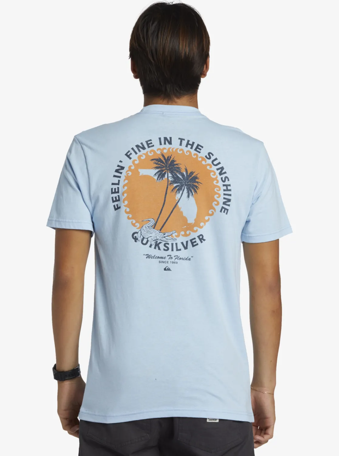 Quiksilver Fl In The Sunshine T-Shirt Clear Sky Outlet