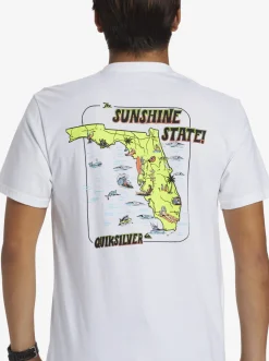 Quiksilver Fl Southern Fun T-Shirt White Best Sale