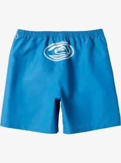 Quiksilver Flight Volley 18" Elastic Waist Shorts Deep Water Fashion