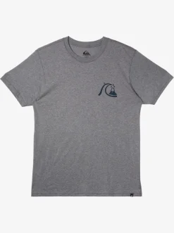 Quiksilver Free Range Mod T-Shirt Medium Grey Heather Store