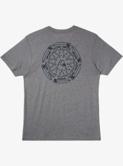 Quiksilver Free Range Mod T-Shirt Medium Grey Heather Store