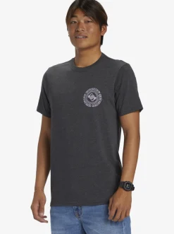 Quiksilver Full Circle T-Shirt Charcoal Heather Outlet