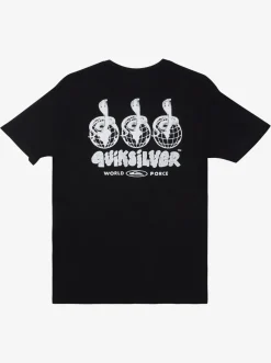 Quiksilver Global Force Mtz T-Shirt Black Shop