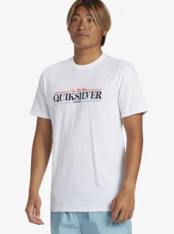 Quiksilver Gradient Lines T-Shirt White Best Sale