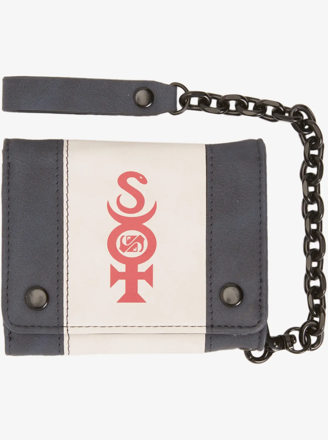 Quiksilver Grunge Sponge Tri-Fold Chain Wallet Phantom Sale