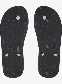 Quiksilver Haleiwa Flip-Flops Black/Grey/Black New