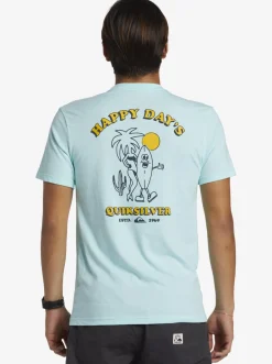 Quiksilver Happy Days Mod T-Shirt Beach Glass Heather Online