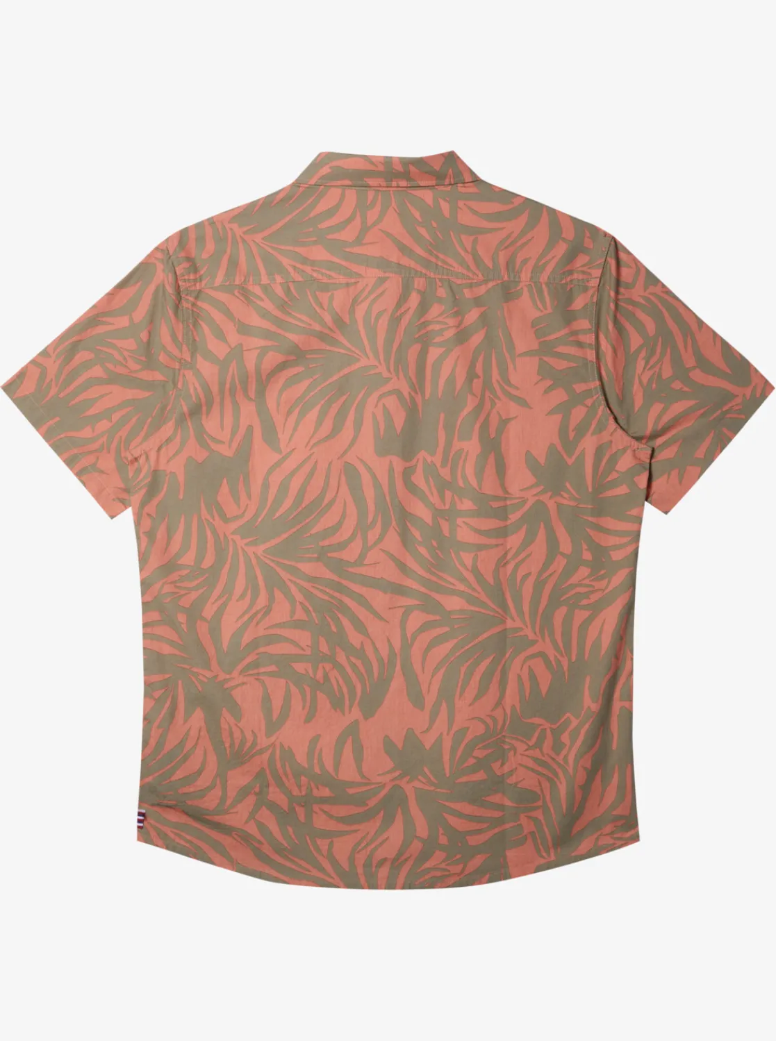 Quiksilver Hawaii Foliage Woven Hawaiian Shirt Canyon Clay Cheap