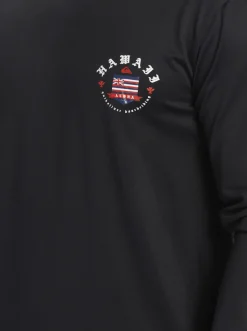 Quiksilver Hawaii Royalty Upf 50 Long Sleeve Surf Tee Black Cheap