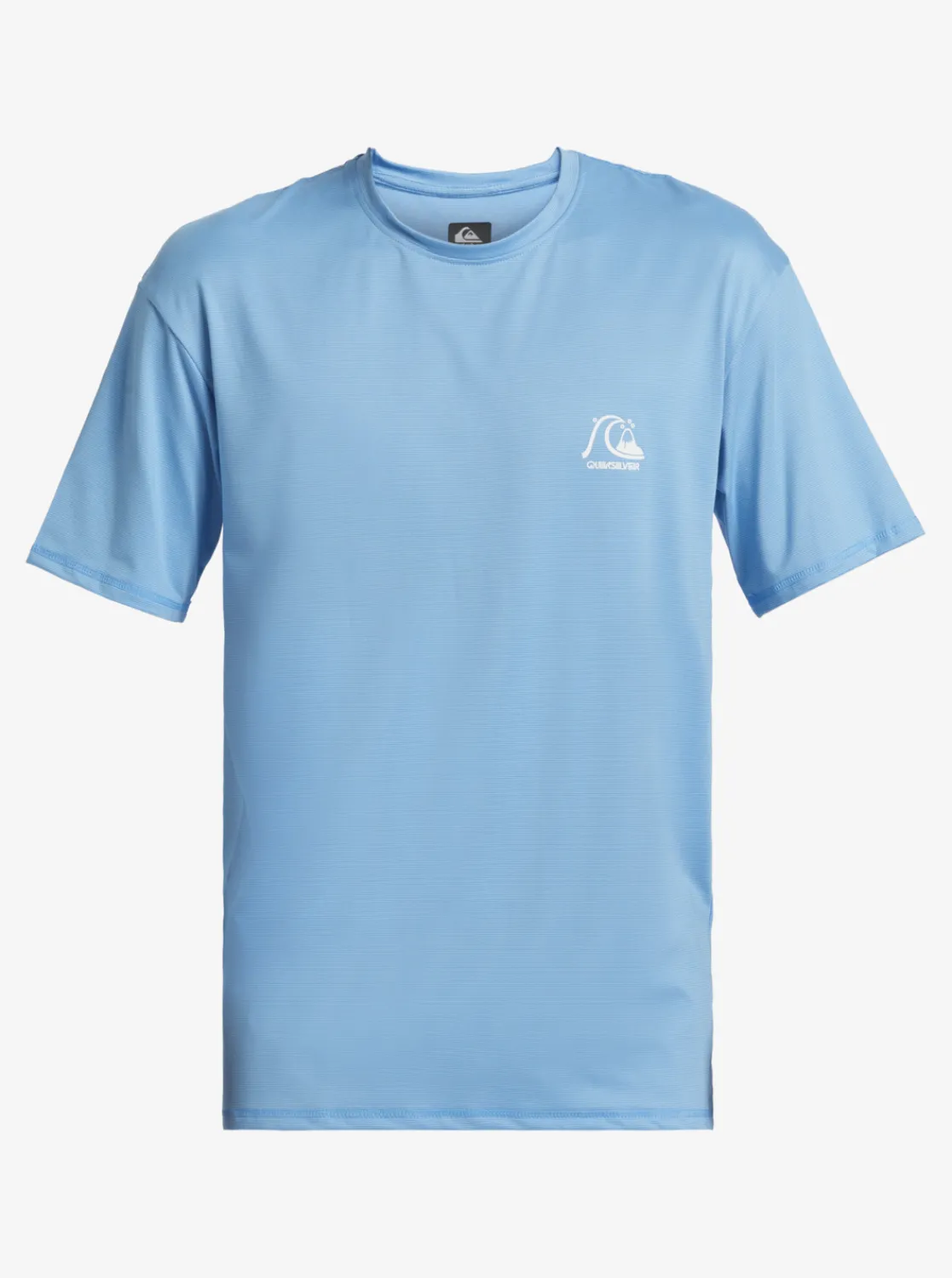 Quiksilver Heritage Heather Short Sleeve Upf 50 Surf T-Shirt Azure Blue Discount
