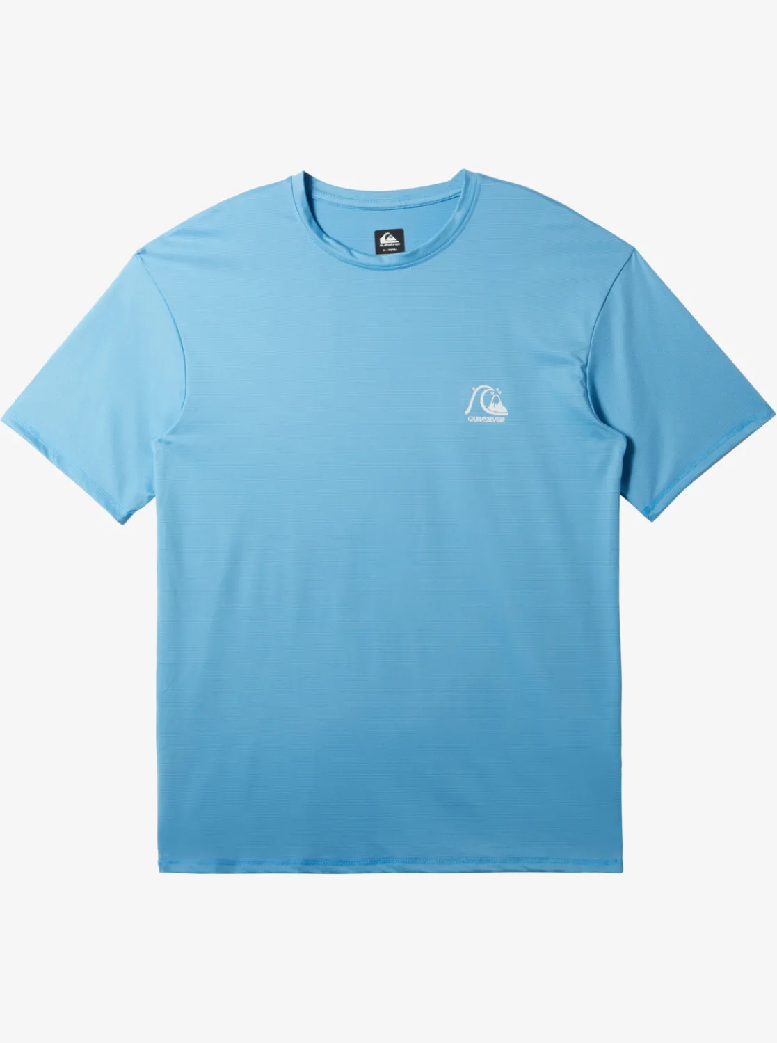 Quiksilver Heritage Heather Short Sleeve Upf 50 Surf T-Shirt Azure Blue Discount