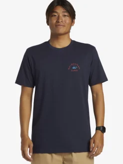 Quiksilver Hi Dead Coconuts T-Shirt Navy Blazer Cheap