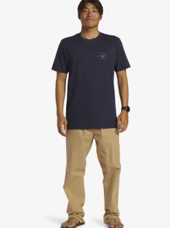 Quiksilver Hi Dead Coconuts T-Shirt Navy Blazer Cheap