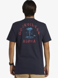 Quiksilver Hi Dead Coconuts T-Shirt Navy Blazer Cheap