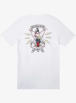 Quiksilver Hi Flirting With Danger T-Shirt White Store