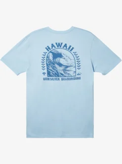 Quiksilver Hi Natural Resources T-Shirt Clear Sky Flash Sale