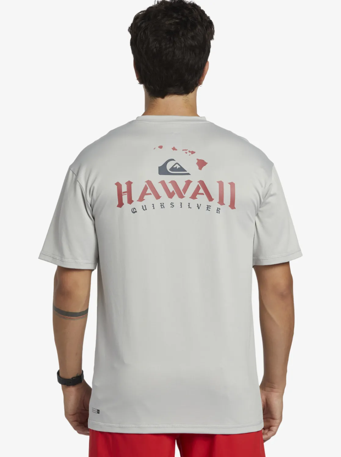 Quiksilver Hi Royalty Surf Short Sleeve Upf 50 Surf T-Shirt Grey Violet Hot