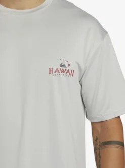 Quiksilver Hi Royalty Surf Short Sleeve Upf 50 Surf T-Shirt Grey Violet Hot