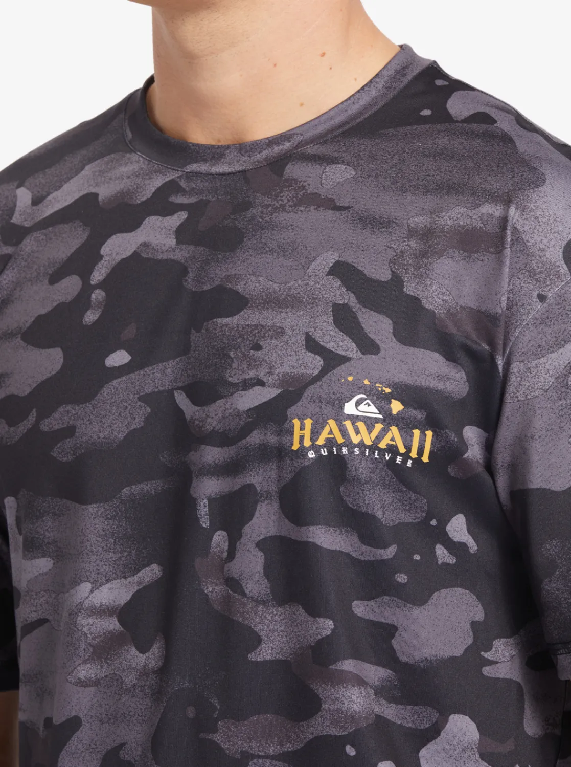 Quiksilver Hi Royalty Surf Short Sleeve Upf 50 Surf T-Shirt Hi Camo Black Best Sale