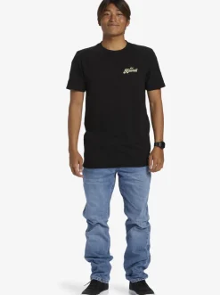 Quiksilver Hi Water On The Brain T-Shirt Black Best Sale