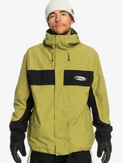 Quiksilver High Altitude Gore-Tex® Technical Snow Jacket Green Olive Sale