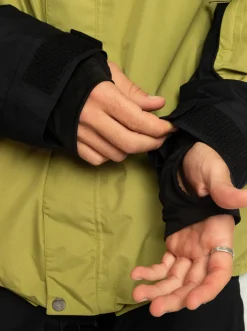 Quiksilver High Altitude Gore-Tex® Technical Snow Jacket Green Olive Sale