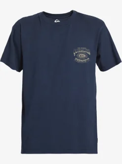 Quiksilver Highlight Reel Mtz T-Shirt Midnight Navy Cheap