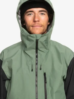 Quiksilver Highline Pro Sammy Carlson 3L Gore-Tex® Technical Snow Jacket Laurel Wreath Cheap