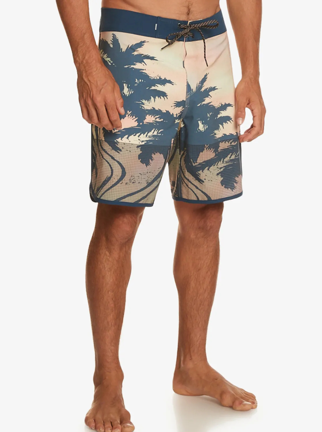 Quiksilver Highline Scallop 19" Boardshorts Pastel Turquoise Flash Sale