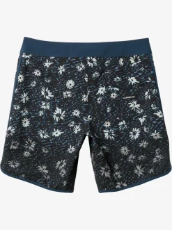 Quiksilver Highline Scallop 19" Boardshorts Midnight Navy Hot