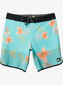 Quiksilver Highline Scallop 19" Boardshorts Blue Radiance Outlet
