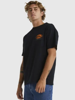 Quiksilver Honeycomb Short Sleeve Stn T-Shirt Black Hot