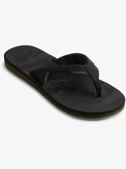 Quiksilver Island Oasis Squish Sandals Black 2 Hot