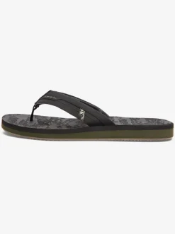 Quiksilver Island Oasis Squish Sandals Black 2 Hot