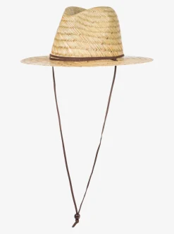 Quiksilver Jettyside Straw Lifeguard Hat Natural Flash Sale