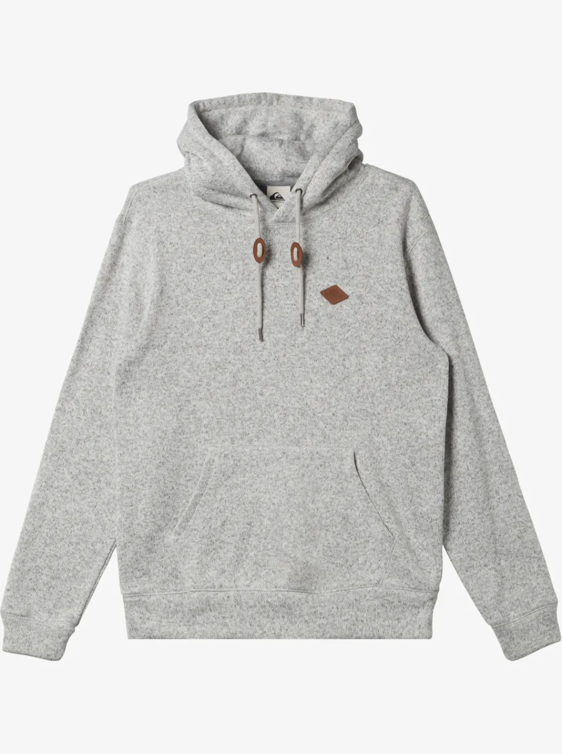 Quiksilver Keller Fleece Top Light Grey Heather Best