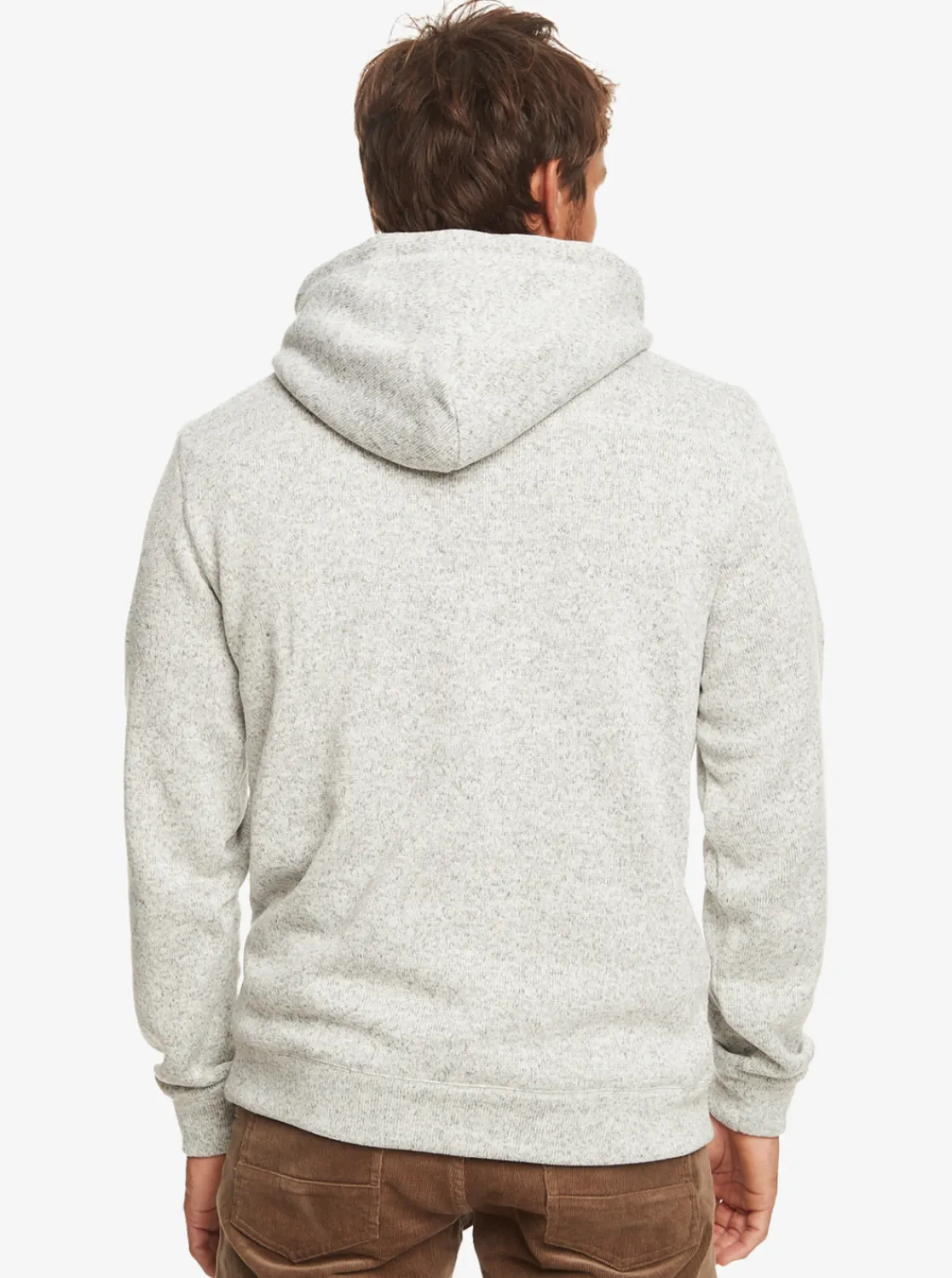Quiksilver Keller Fleece Top Light Grey Heather Best