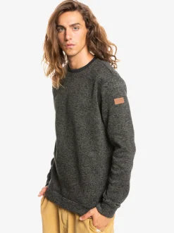 Quiksilver Keller Sweatshirt Dark Grey Heather Discount