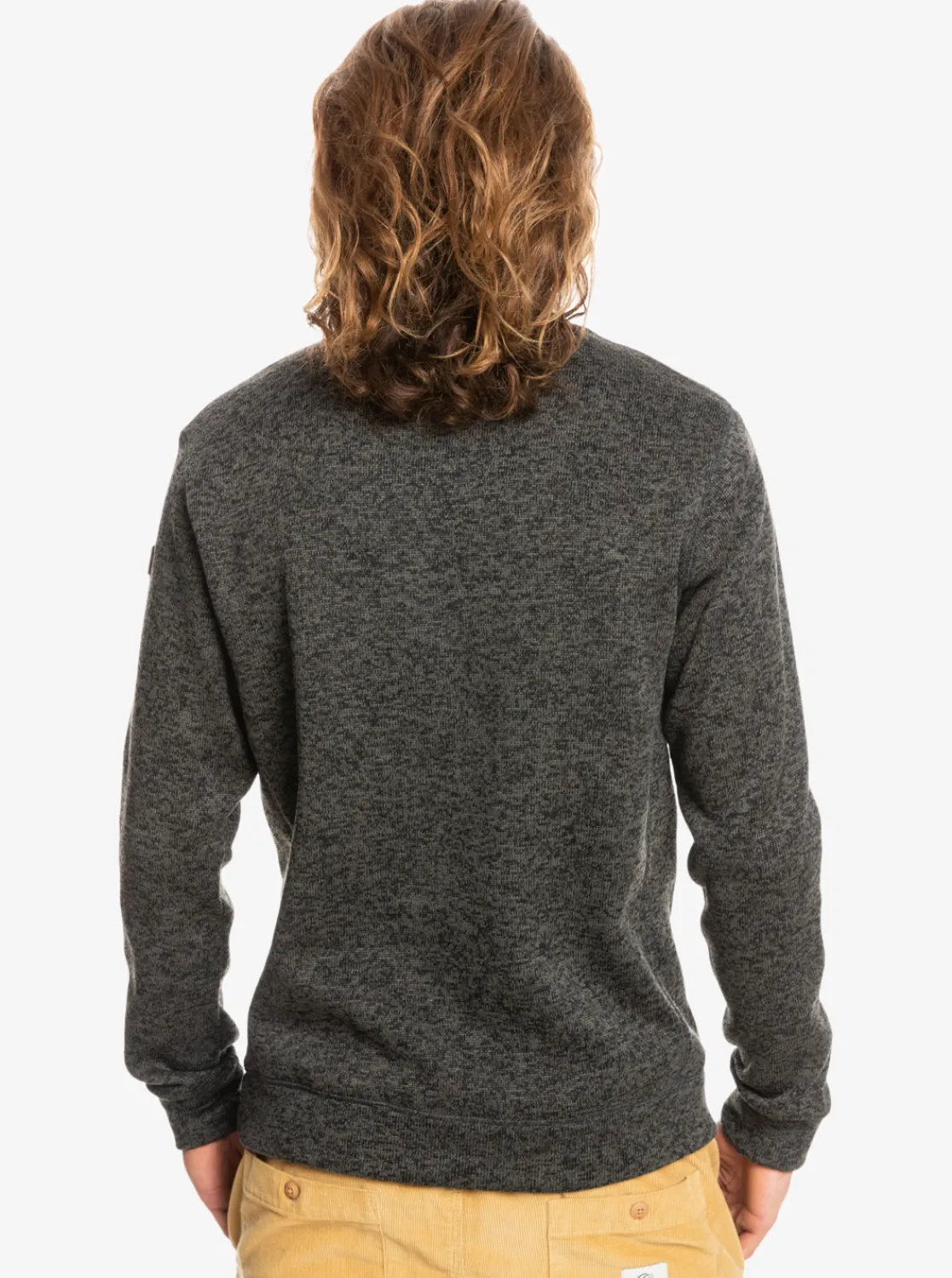 Quiksilver Keller Sweatshirt Dark Grey Heather Discount