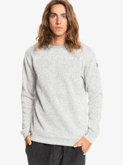 Quiksilver Keller Sweatshirt Light Grey Heather Sale