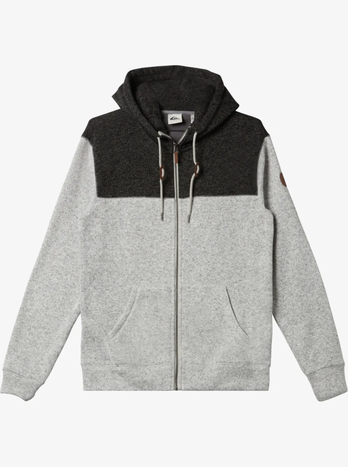 Quiksilver Keller Zip-Up Hoodie Light Grey Heather Discount