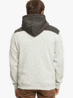 Quiksilver Keller Zip-Up Hoodie Light Grey Heather Discount