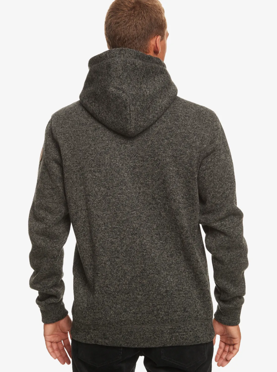 Quiksilver Keller Zip-Up Hoodie Dark Grey Heather Clearance
