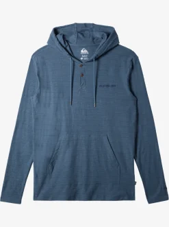 Quiksilver Kentin Long Sleeves Hooded T-Shirt Kentin Bering Sea Fashion