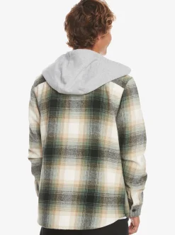 Quiksilver Kinloss Long Sleeve Hooded Shirt Laurel Kinloss Best