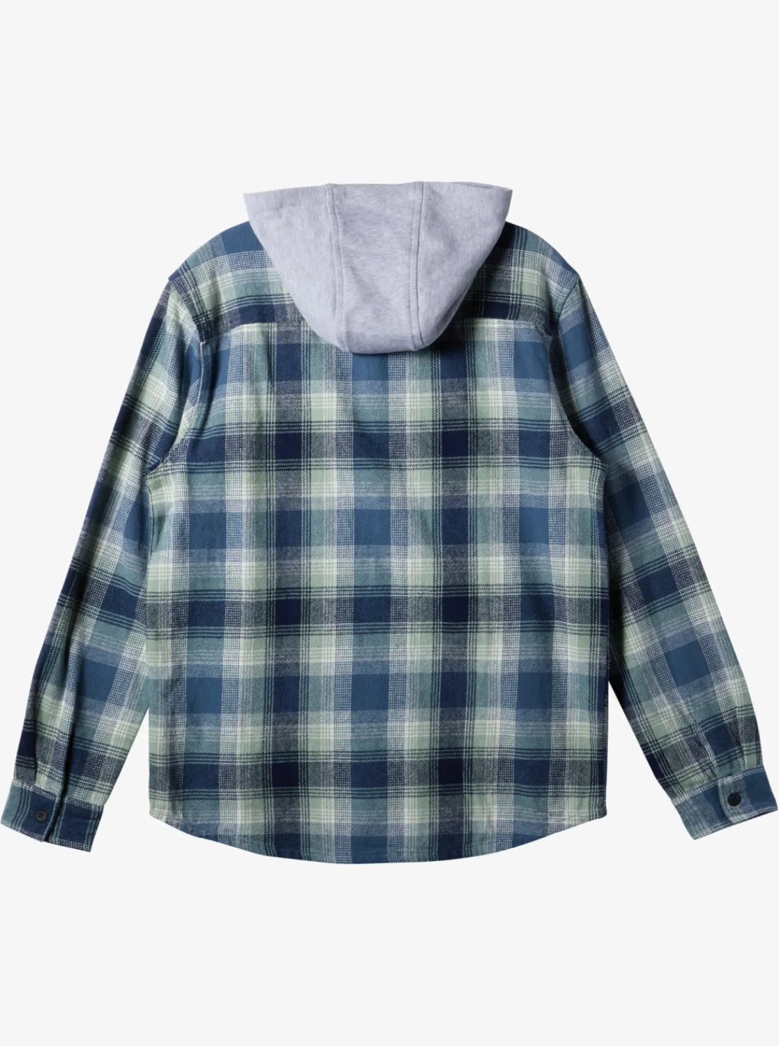 Quiksilver Kinloss Long Sleeve Hooded Shirt Iceberg Green Kinloss Sale