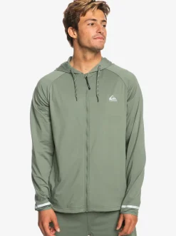 Quiksilver Knit Training Technical Zip-Up Hoodie Laurel Wreath Shop