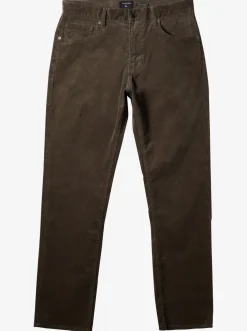 Quiksilver Kracker Corduroy Pants Major Brown Online